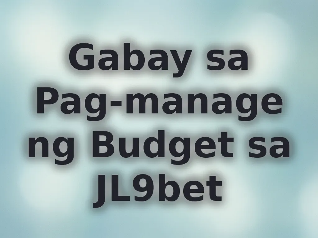 Tips sa pag-manage ng budget