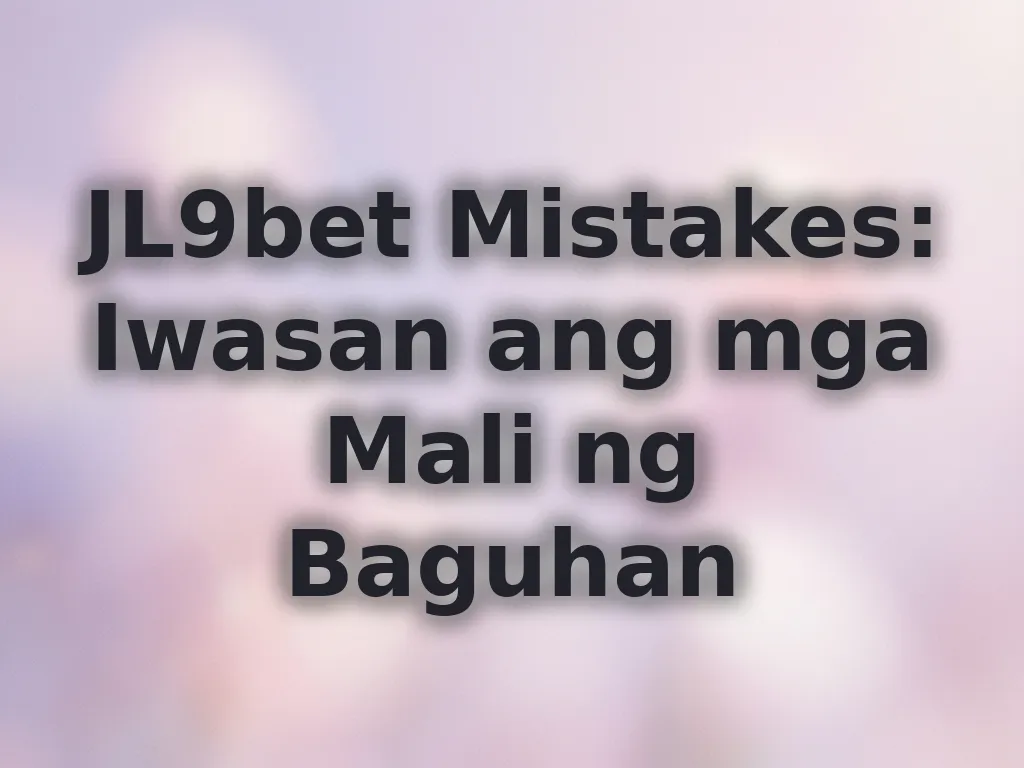 Common Mistakes